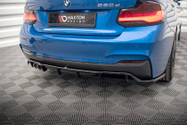 BMW 2-Serie F22 M-Sport 2013-2019 Bakre Splitter (Med Splitters) V.1 Maxton Design